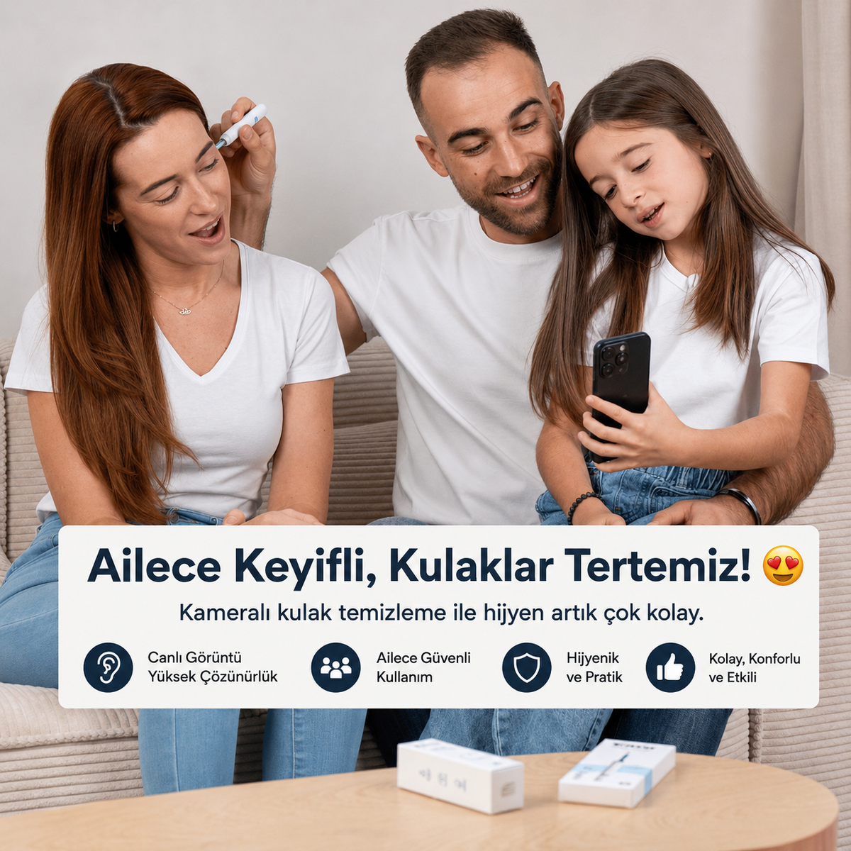 Ceruvix™ Akıllı Kameralı Kulak Temizleme Cihazı